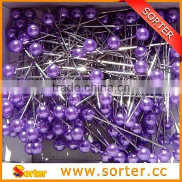 Pearl Head Pin Colorful Cheaper 40 Pcs Wheel Packing Head Pin photo-2