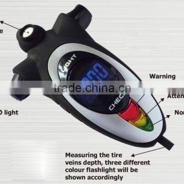 Hot Sell Vehicle & Automobiles Tools Tire Gauges 4 in 1 Digital Tire Gauge With CE Certificate A0423 photo-2