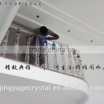 indoor glass stair railings