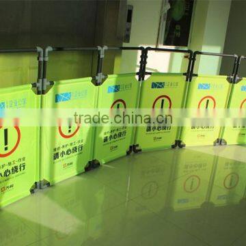 Plastic expandable / plastic traffic barrier,safety road barrier