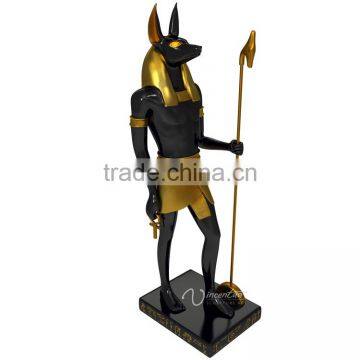 Resin Egyptian Craft Fiberglass Egyptian Decor Anubis Statues for Sale photo-3