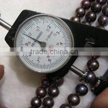 9-10 mm Brown Freshwater Pearl Strand photo-3