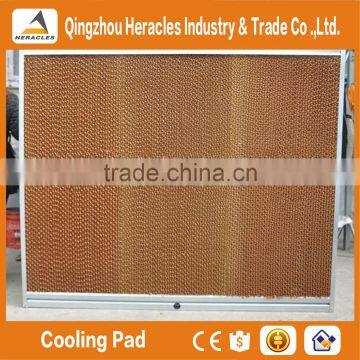 High quality greenhouse poultry 7090 honey comb evaporative cooling pad