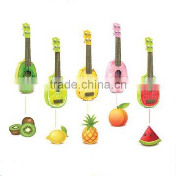 Promotional Gift Children Musical Toy Plastic Fruit Acoustic Guitar Toy for Kids photo-2
