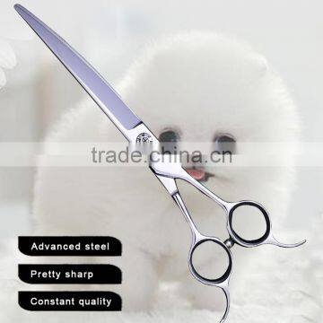 CZG-70J-1 7inch Double Finger Rest Downward Curved Pet Grooming Hair Shaping Scissor photo-5