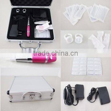 Eyebrow Kit Permanent Eyebrow Makeup Pen Machine Power Supply w/ Needles Tips