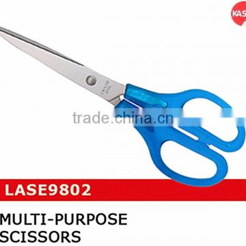 Left or Right orange plastic handed scissors for cutting fabric HX-3078