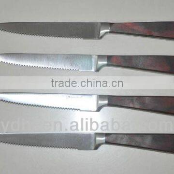 High Quality 4PCS Steak Knife Set With Rubber Wood Stored Box photo-4