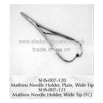 Mathieu Needle Holder, Wide tip ( TC )