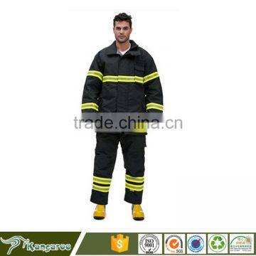 High visibility fireman workwear safety reflective clothing