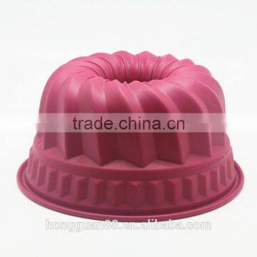 6 inch food grade roun shaped silicone cake mold