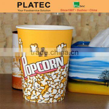Cheap pop bucket, paper popcorn bucket, popcorn box