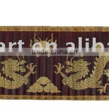 bamboo painting handicraft