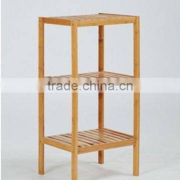 Bamboo Show Shelf, Wooden Display Rack Shelf photo-3