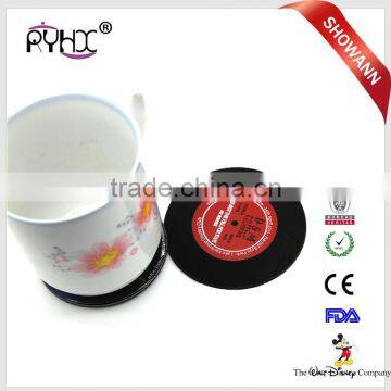 Wholesale Custom Eco-friendly Heat Resistant Silicone Cup Coaster