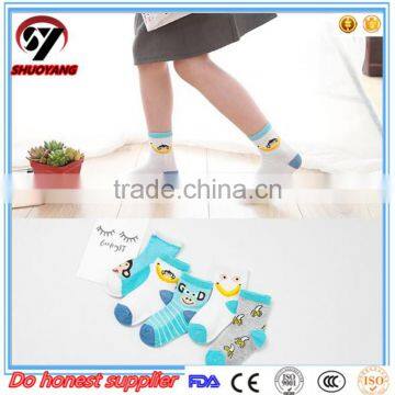 Quality Wholesale Lovely Custom Organic Cotton Baby Socks Cartoon Tube Sock/ Baby Short Tube Socks photo-3