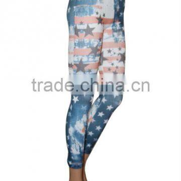 Creative women printted leggings/long seamless legging