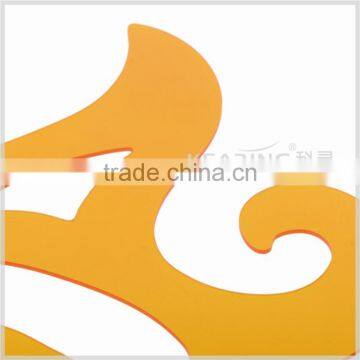 Kearing Biggest Pattern French Curves Non Toxic Plastic Ruler For Painting 30cm #1330 photo-3