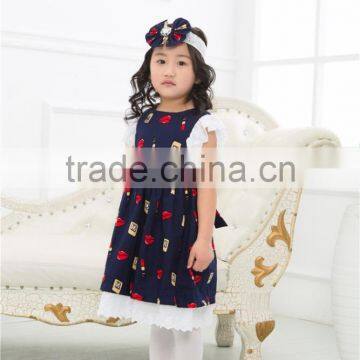 New Arrival Elegant Girls Cotton Floral Birthday Party Dress Names With Pictures photo-3