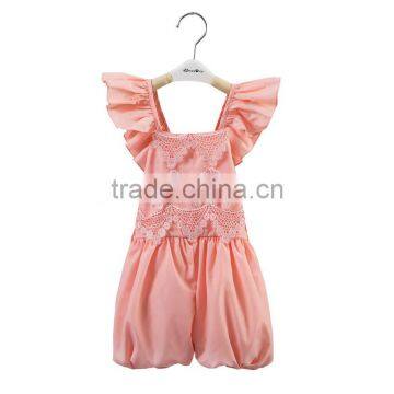 2017 Wholesale Children's Boutique Pink Clothing Kids Bulk, Baby Romper photo-3
