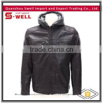 Good quality cheap price bulk wholesale pu mens winter coats jacket