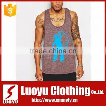 Print drop armhole vest mens tank top wholesale