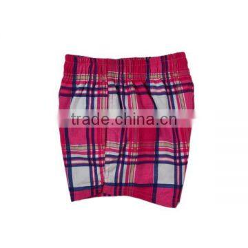 Low Price China Supplier Ladys Short 100% Polyester Lattice Printed Women Board Shorts photo-4