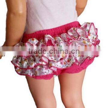 Cute Baby Bloomers Floral Ruffled Summer Underwear Bloomers photo-2