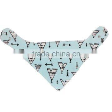 2016 Baby Soft Bib Custom Triangle Design Bandana Infant Bib photo-3