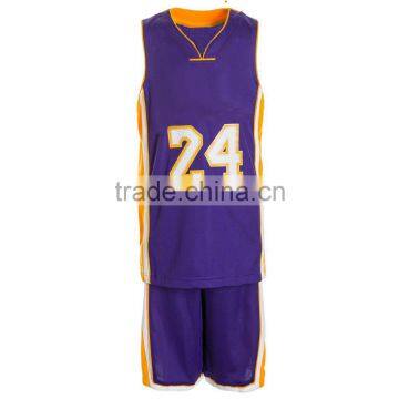 Basketball uniform jerseys and shorts