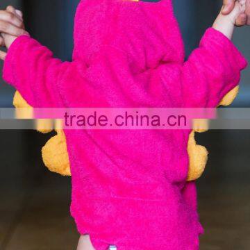 Owl Hooded Bathrobe and Towel,cheap Cotton Thick Bathrobe Baby photo-4