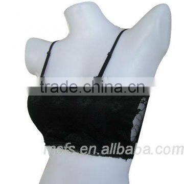 Seamless Women's Underwear Transparent Lace Bra Top Fashion Ladies Underwear Tube Bra photo-2