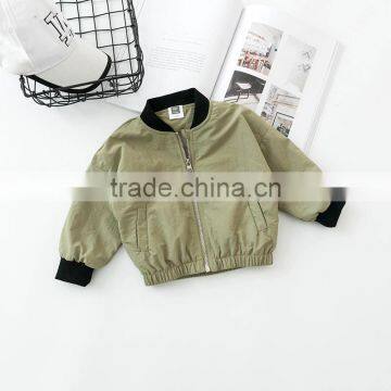 S17629A 2017 Children Clothing Kids Coat Boy's Casual Baseball Coat photo-6