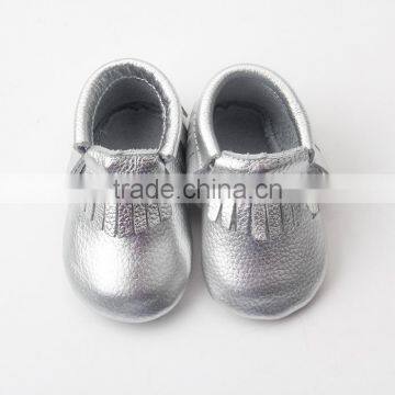 Latest Design Cheap Leather Wholesale Baby Moccasins Shoes in China photo-4