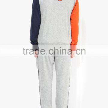 Mens Multicoloured Track Suits Polyester Cotton Sports Running Track Suits for Men photo-2
