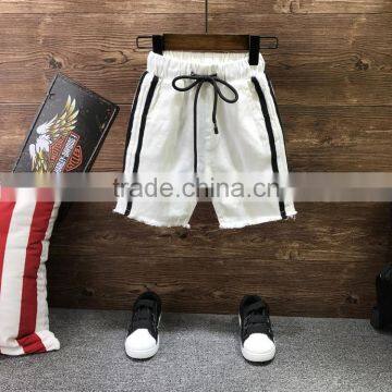 Wholesale summer cotton printing boys children beach shorts