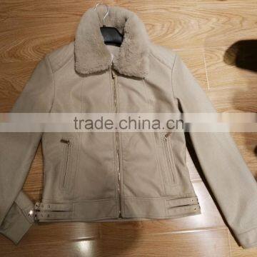 Lady pu Leather Motorcycle Jacket/motorcycle Blazer #PL8934