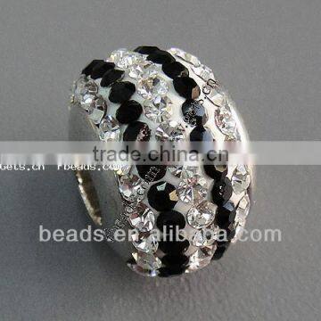 Rhinestone,925 Sterling Silver 13.5x9mm 9mm czech beads