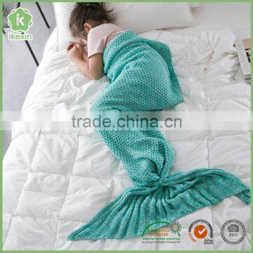 China Factory Children Soft Mermaid Tail Blankets