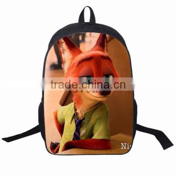 Sveda 2016 New School Backpack Wholesale, Hot Movie Zootopia Backpack Bag for kids, Baby School Bags