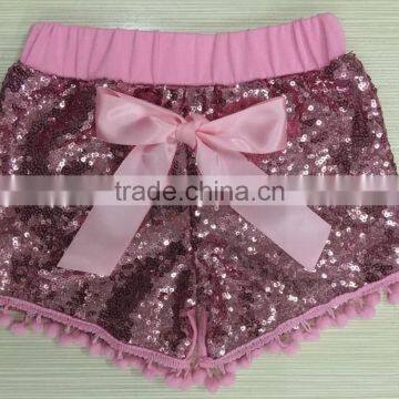 2016 Girls Short Pants Baby Girl Cotton Shorts With Balls Fashion Girls Summer Short