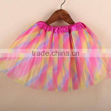 Dress Up Layered Princess Fairy Rainbow Girl Tutu Skirt