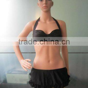 < OEM Service>Black Sexy Brazilian Bikini with Ruffle Bottom