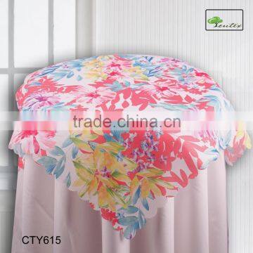 printed 100% polyester tabelcloth