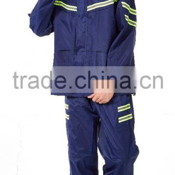 2015 security rainsuit,reflective safety rainwear