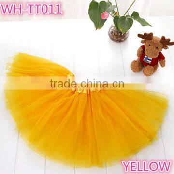 kids yellow and black ballet tutu skirts 24colours in stock