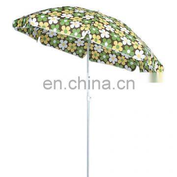 Floral Print Beach Umbrella Parasol Umbrella