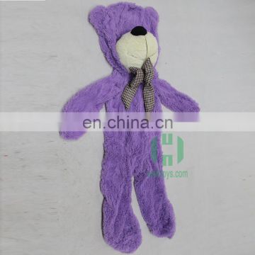 furry unstuffed teddy bear skins without filling plush toy giant teddy bear animal wholesale high quality china manufacturer