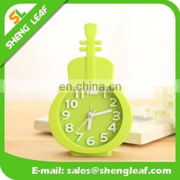 Lovely Stereo Guitar Small Alarm Clock Students Alarm Clock photo-2