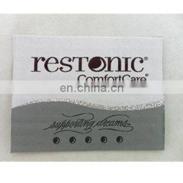 Custom Embroidery Woven Printing Satin Label for Mattress photo-2